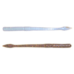 X Zone MB Fat Finesse Worm 6-inch, floating tail-up action for bass presentations.