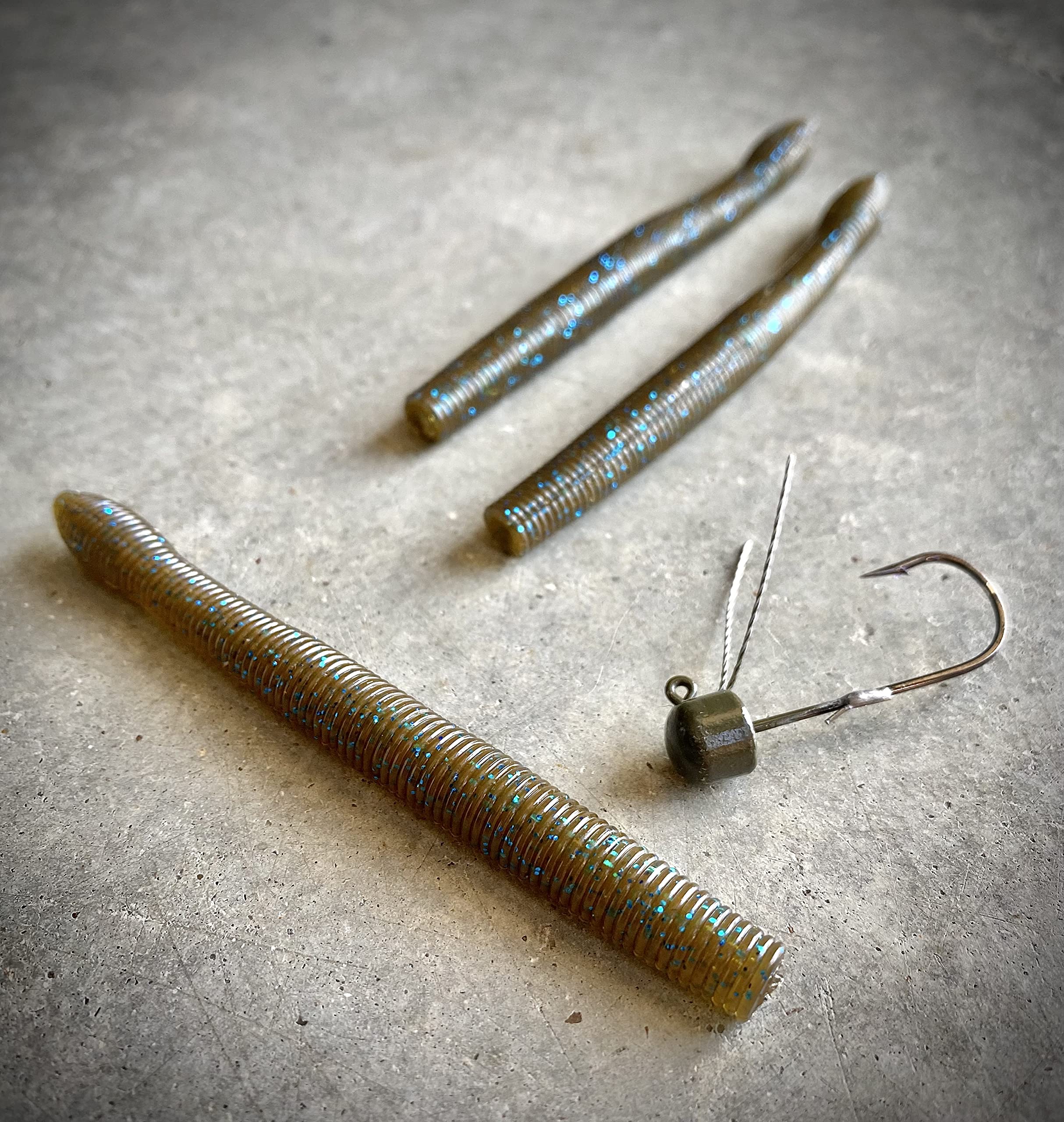 Neko Rig setup with X Zone Neko Ned Zone for finesse fishing