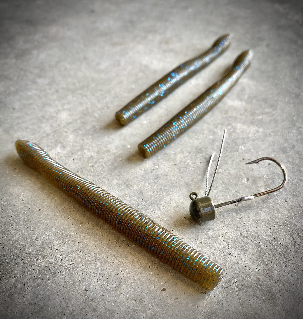 Neko Rig setup with X Zone Neko Ned Zone for finesse fishing