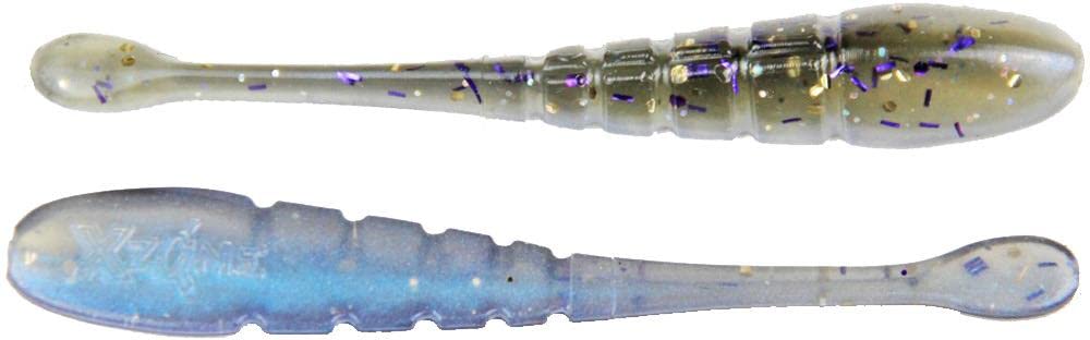X Zone Pro Series Slammer 3.25 inch lure in water demonstrates minnow-mimic appeal for bass.