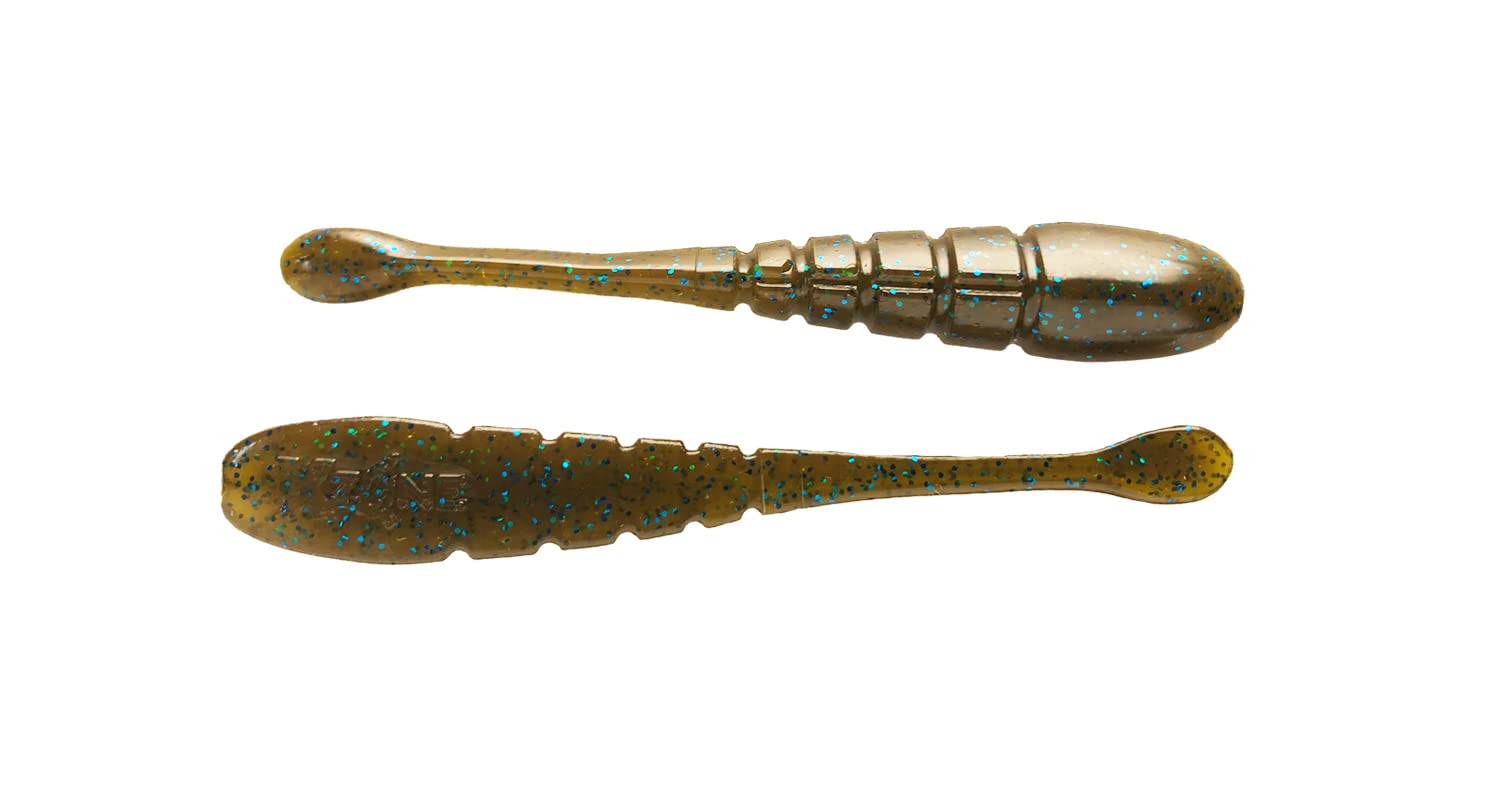 X Zone Slammer Pro Series 4in bait in tray packaging preserves shape for reliable action.