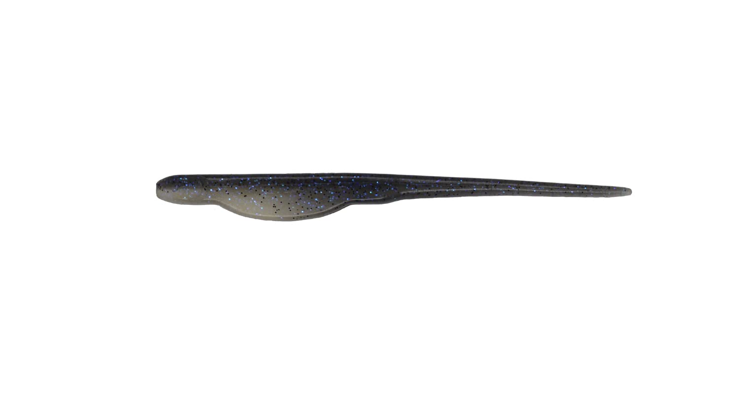 X Zone Whiplash Shad in Electric Shad color showing lifelike tail action for versatile angling