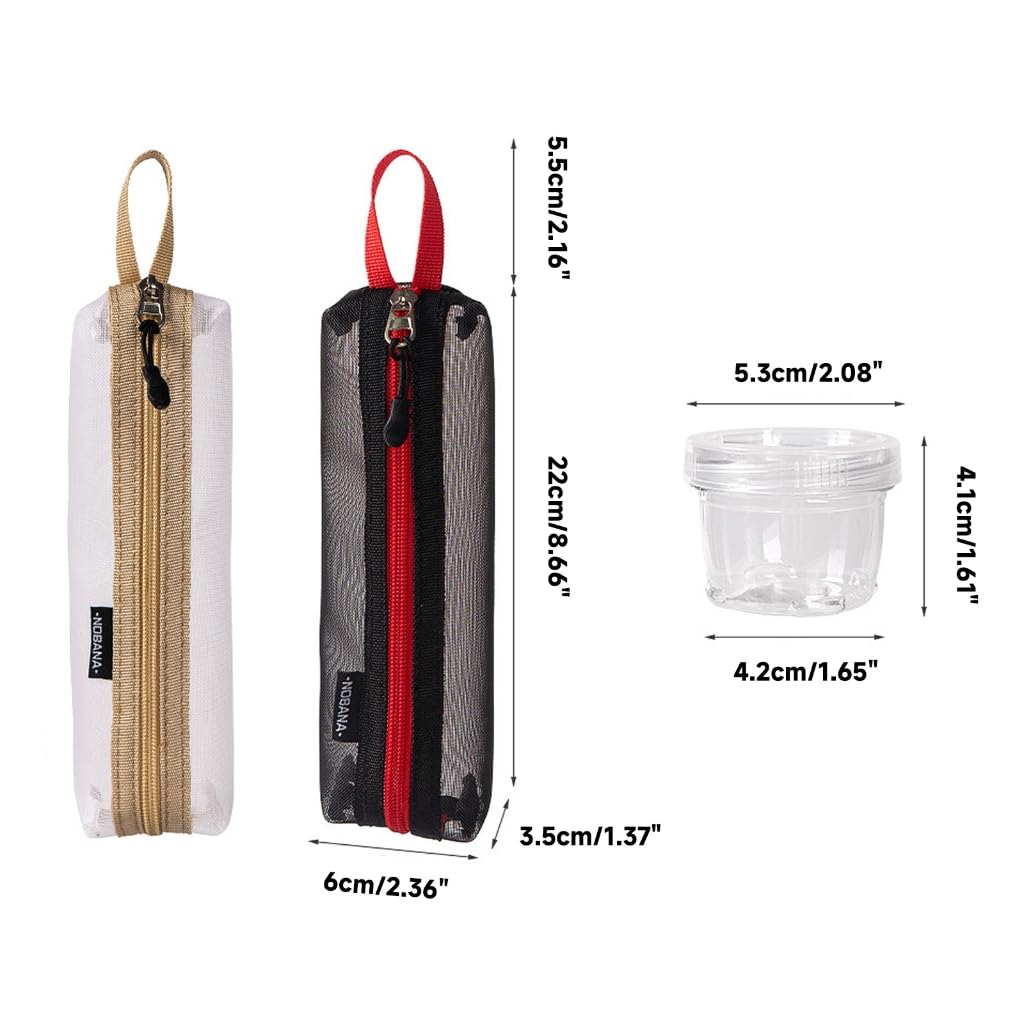 XAGMODSHN versatile containers hold powders and sauces securely.