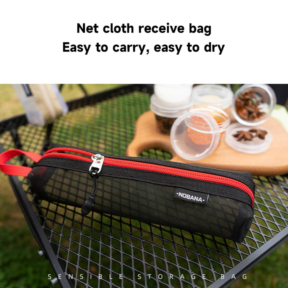 XAGMODSHN portable kit ideal for camping, hiking, and BBQ adventures.