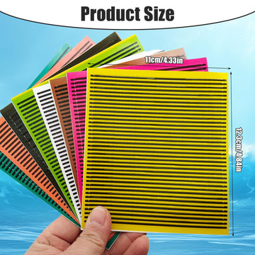 Xanadued synthetic peacock quill sheet for fly tying - image 2
