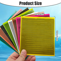 Xanadued synthetic peacock quill sheet for fly tying - image 2