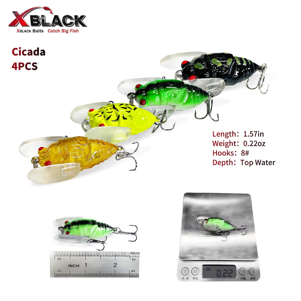XBLACK Lures packaging box