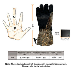 XDFVC heated gloves touchscreen-compatible design enables device use.