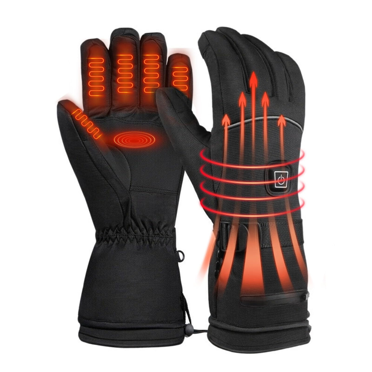 XDFVC heated hunting gloves camo front view keep hands warm outdoors