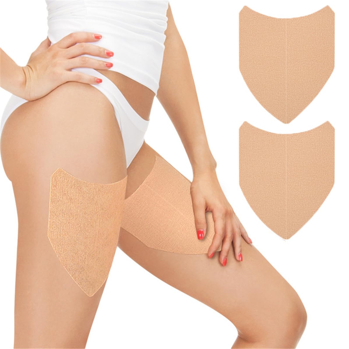 Xemz thigh inner anti chafing stickers pack applied discreetly for all-day comfort.