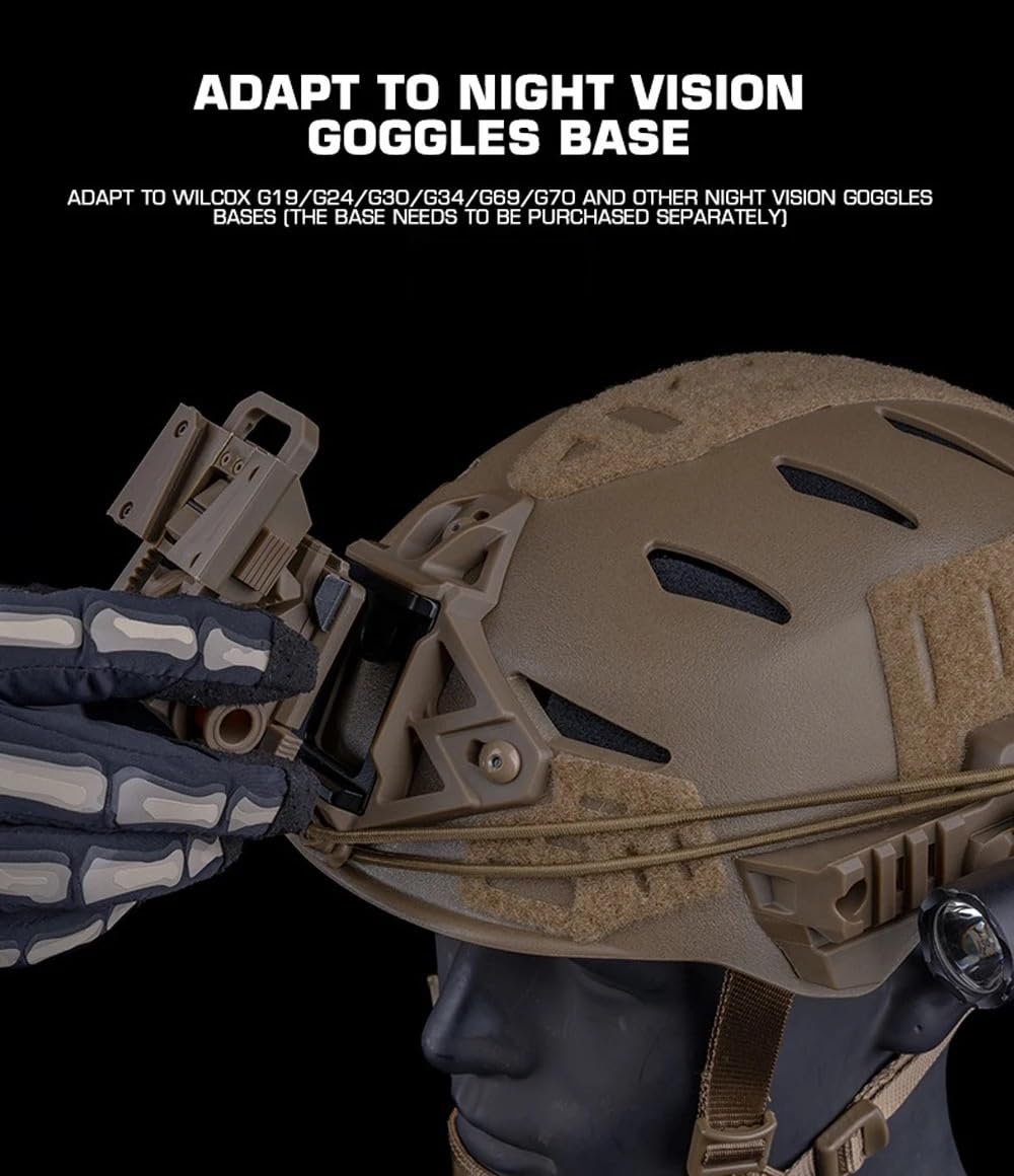 XENIVOU Wendy Tactical Helmet 3.0 front view emphasizes lightweight design for all-day wear.