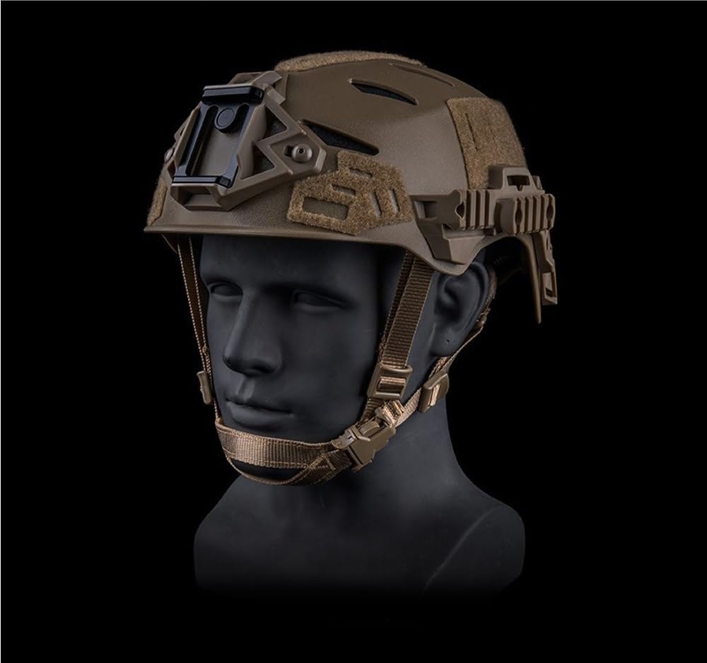 XENIVOU Wendy Tactical Helmet 3.0 strap details show secure fit options.
