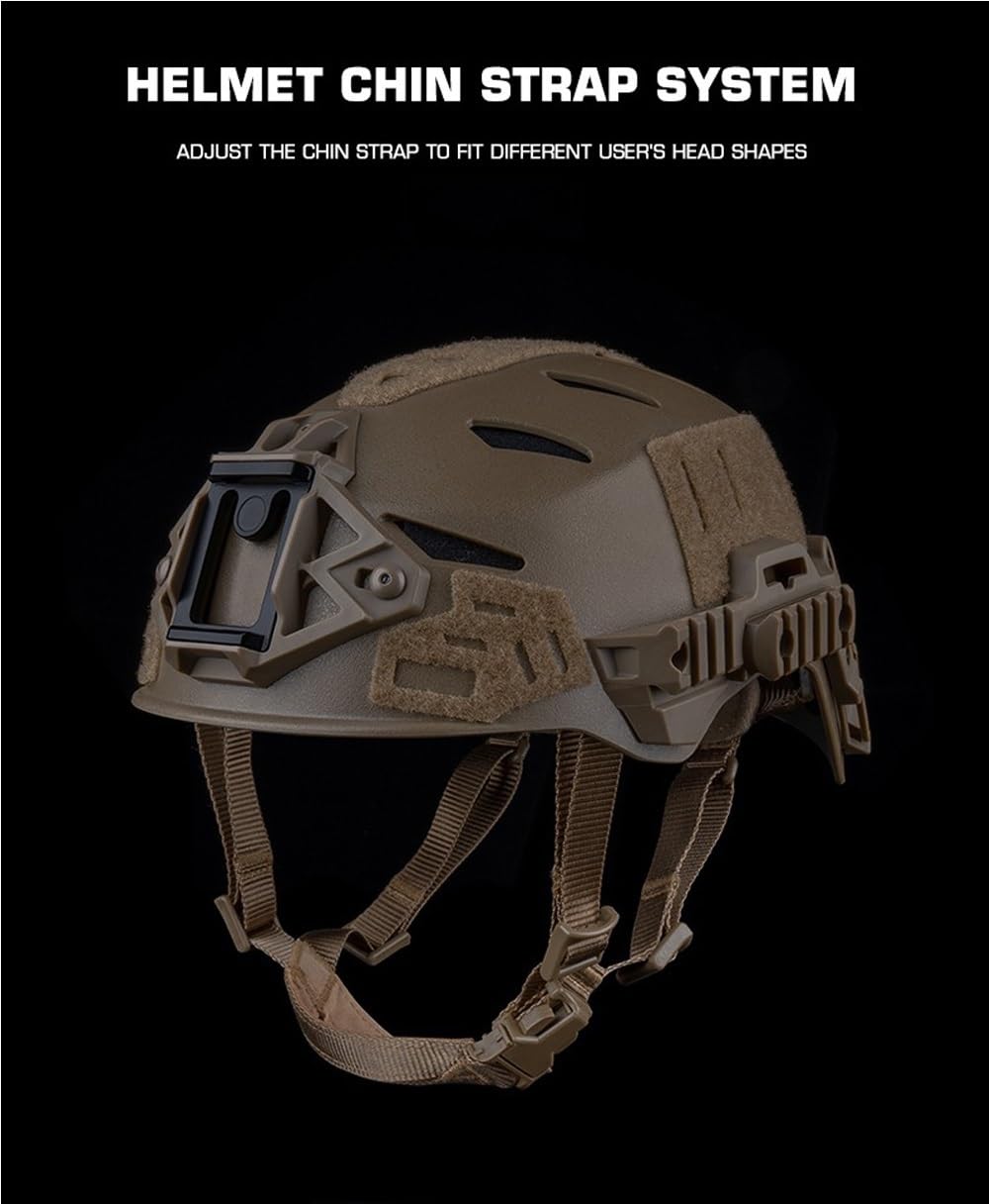 XENIVOU Wendy Tactical Helmet 3.0 top view highlights compact profile in tactical setups.
