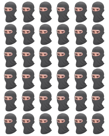 Xeoxarel balaclava face mask open view highlights versatile wear and cooling comfort