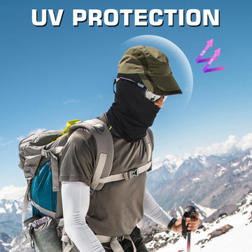 Xeoxarel neck gaiter summer cooling demonstrates breathable UV protection for outdoor use