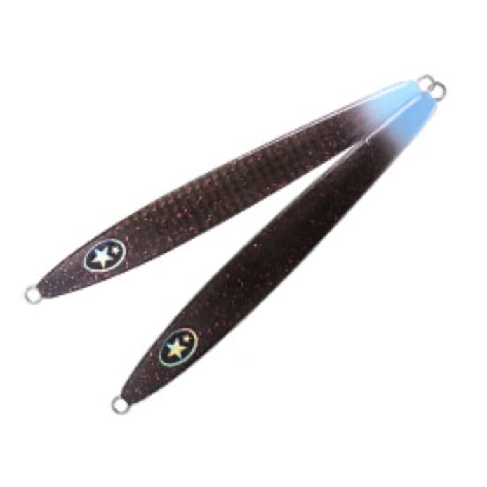 Xesta Scramble AGRAAM Smoked Pink Lamé Grotail lure, ready for saltwater jigging and target fish