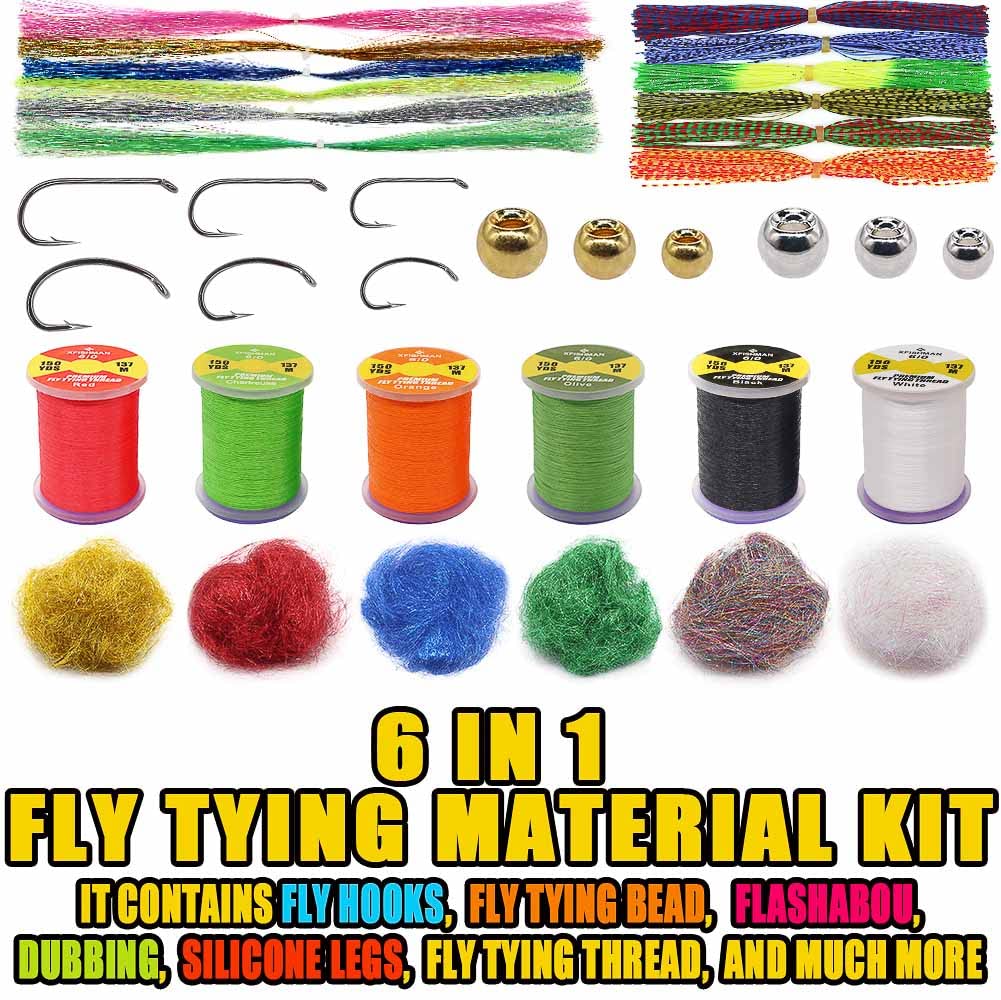 XFISHMAN beginner-set sparks imagination about catching fish with self-tied flies.