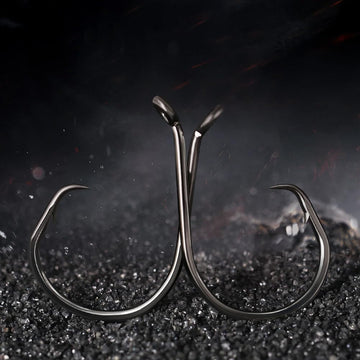 XFISHMAN circle hooks octopus hook 50 pack shot6 multiple sizes displayed in bulk packaging