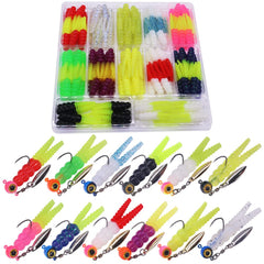 XFISHMAN crappie split-tail grub 1.5-inch ready for fast retrieves