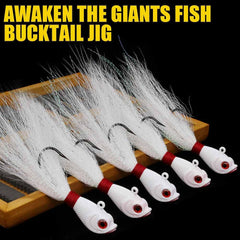 XFISHMAN durable jig head finish resists wear in rough seas.