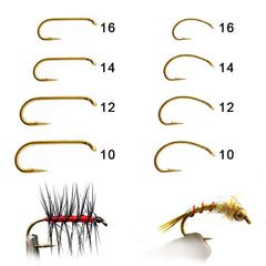Assorted XFISHMAN fly hooks 240-pack display