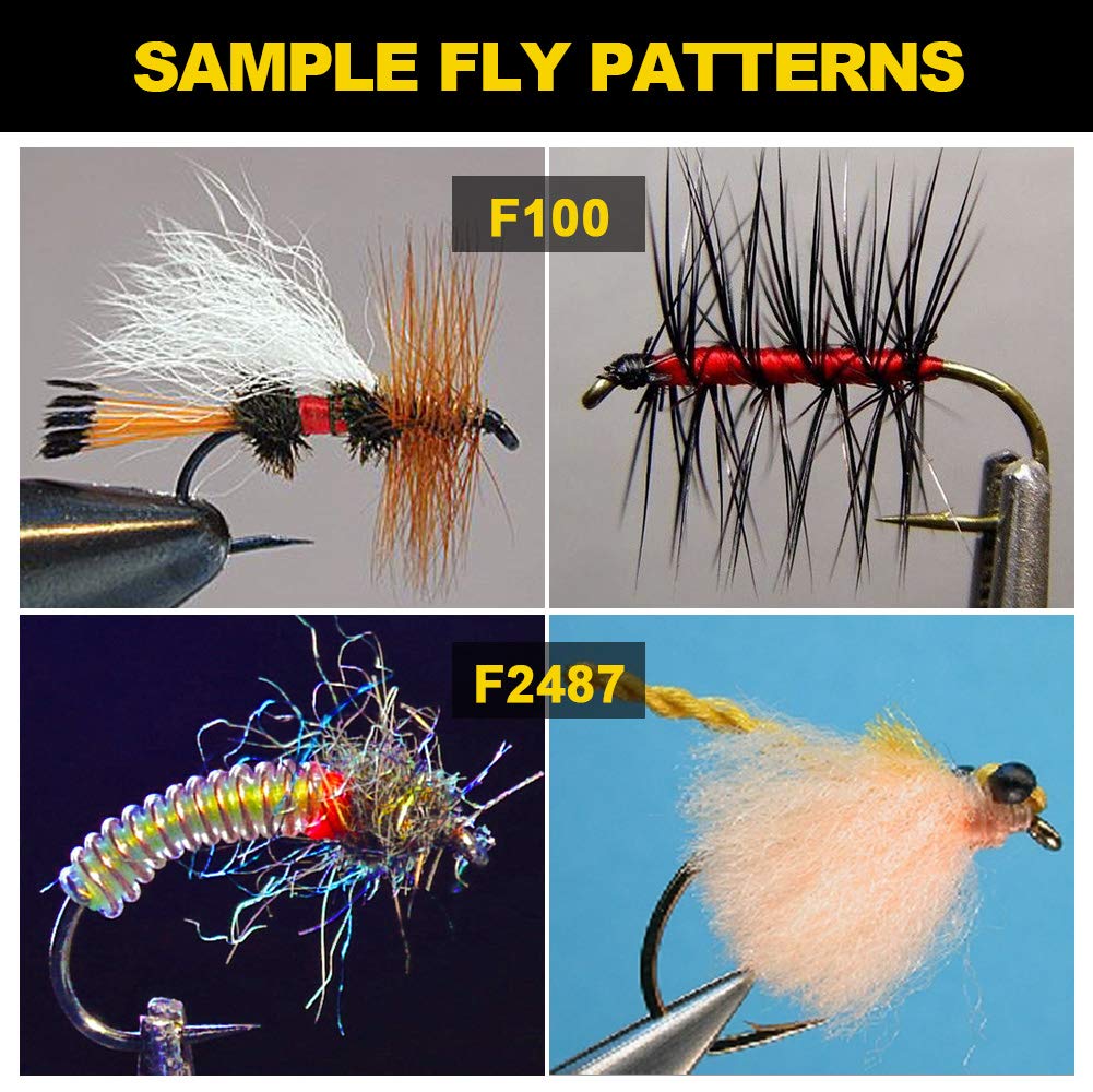 Box packaging with XFISHMAN hooks ready for tying