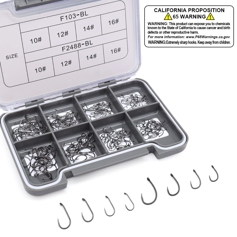 XFISHMAN hook pallet with foam dividers keeps hooks organized and portable