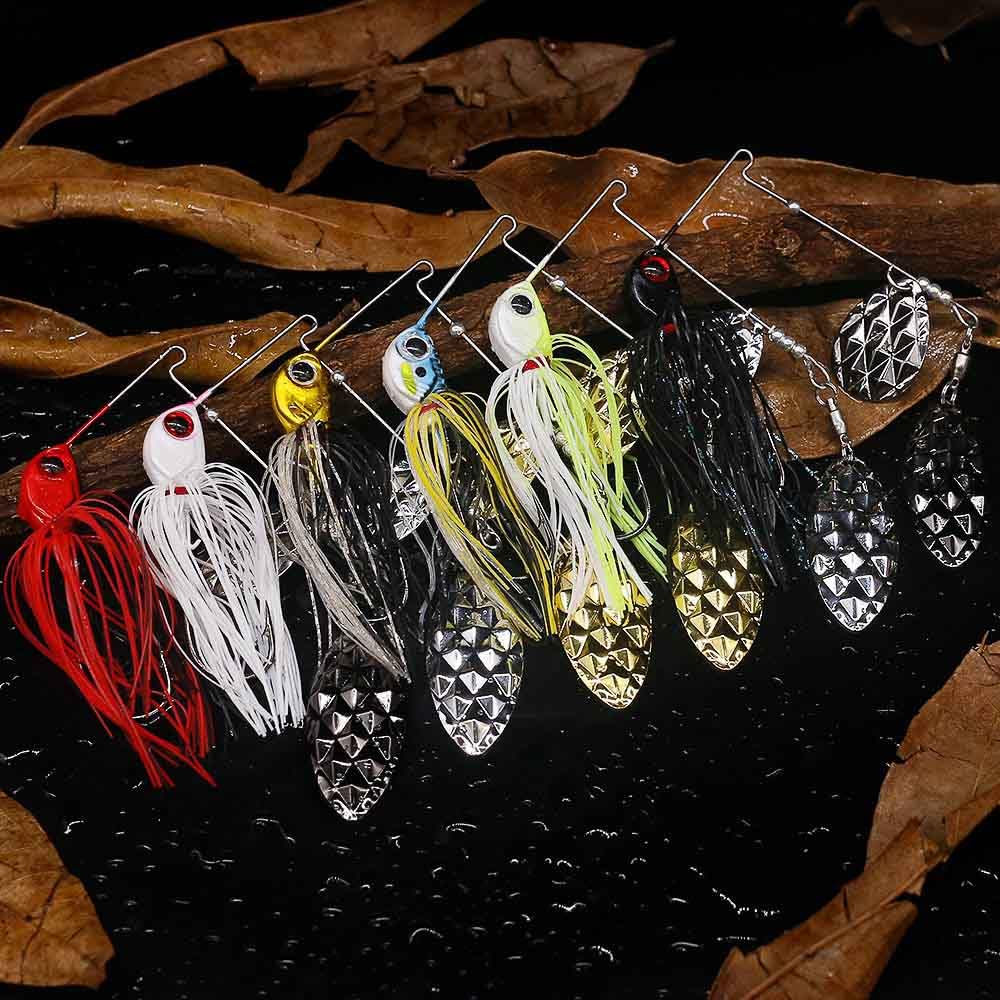Ultra-sharp wide-gap hook on XFISHMAN spinner bait