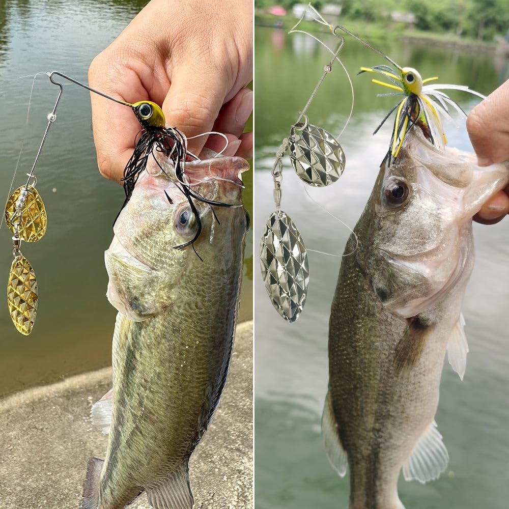 1/4 oz XFISHMAN spinner bait designed for bass and pike