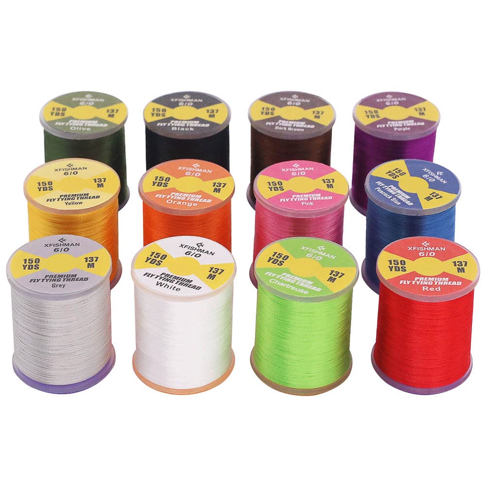 XFISHMAN thread kit packaging organized for beginners and travel