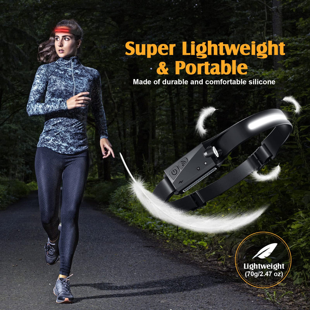 xflyee headlamp helmet-clip-mount enables secure attachment to helmets and caps.