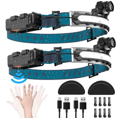 Xflyee LED headlamp 1000-lumen front beam for crisp night visibility during tasks
