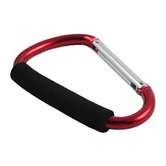 XFQUIJ jumbo aluminum carabiner with soft grip for cables and gear storage