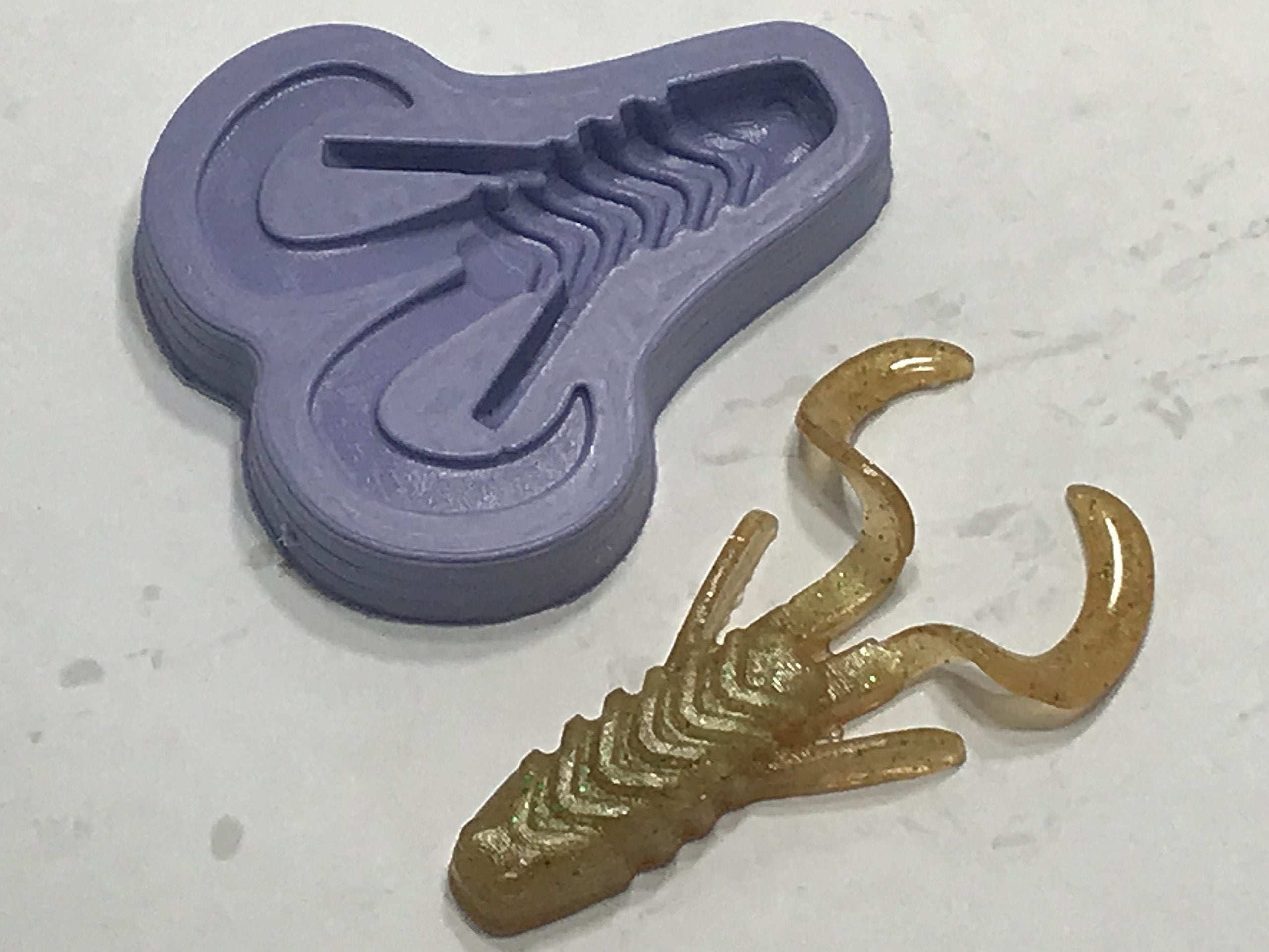 XFusion 3-inch creature bug mold in silicone, built for long-lasting use.