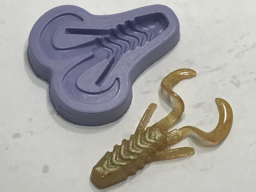 XFusion 3-inch creature bug mold in silicone, built for long-lasting use.