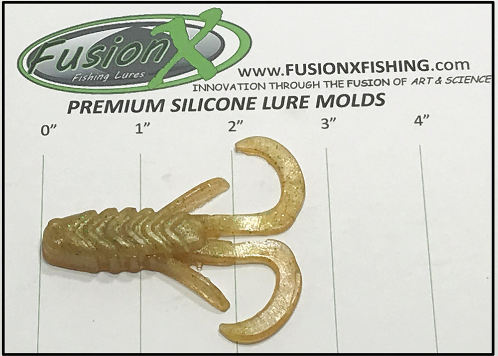 XFusion silicone mold for plastisol resin, no release required.