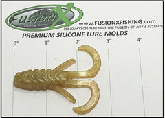 XFusion silicone mold for plastisol resin, no release required.