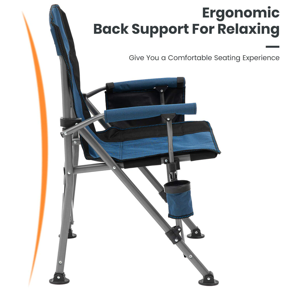 XGEAR camping chair with carry bag ready for storage and setup.