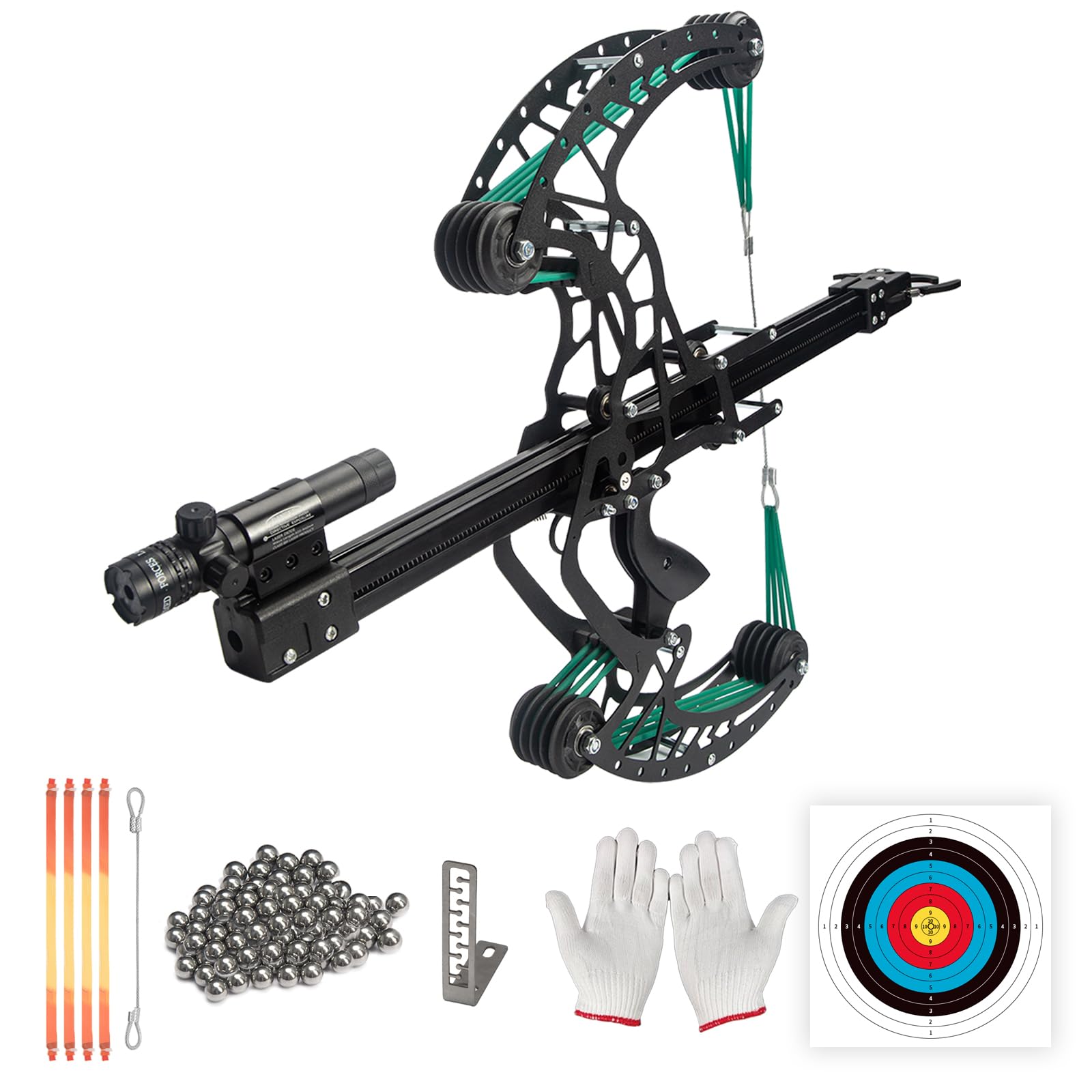 Xguis compound slingshot grip ergonomic handle for stable aiming