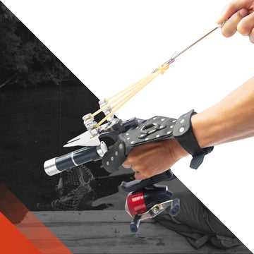 Xguis packaging contents include slingshot, reel, darts, balls, and wrist protection.