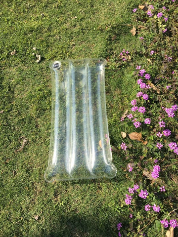 XHHBS inflatable pillow valve closeup demonstrates easy inflation and deflation.