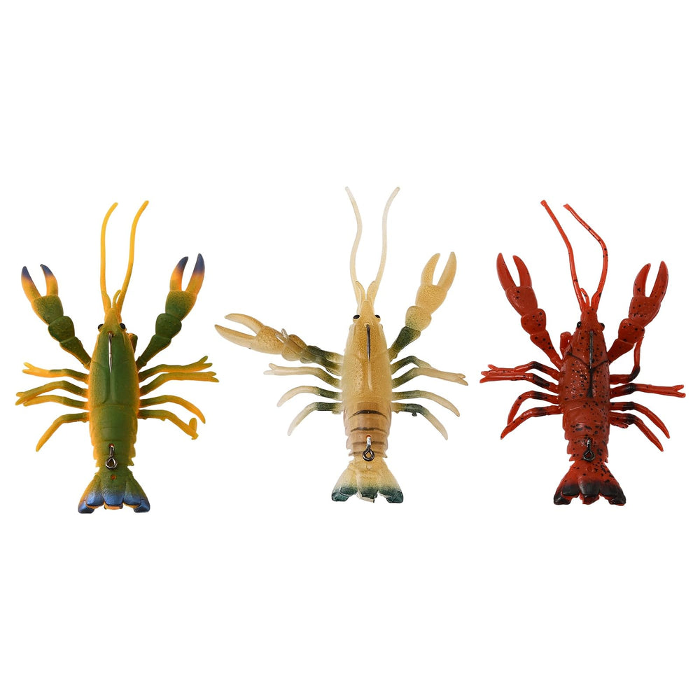 XhuangTech lifelike crawfish lure shown in use in freshwater or saltwater