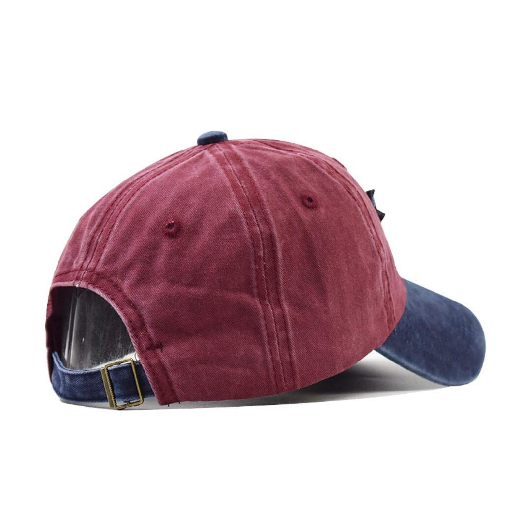 XibeiTrade maple cap blue-red color contrast for everyday wear