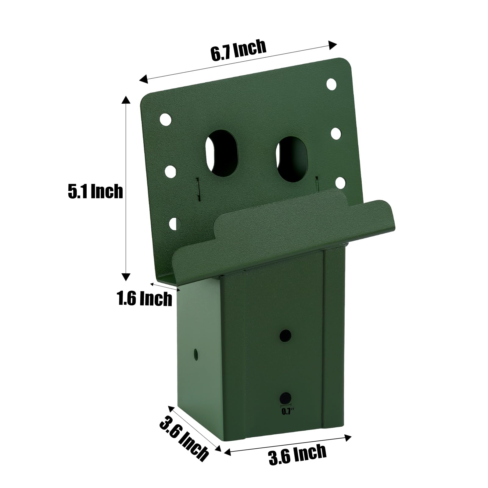 XIHUWZ deer stand brackets 4x4 angle design supports load-bearing and sway prevention.