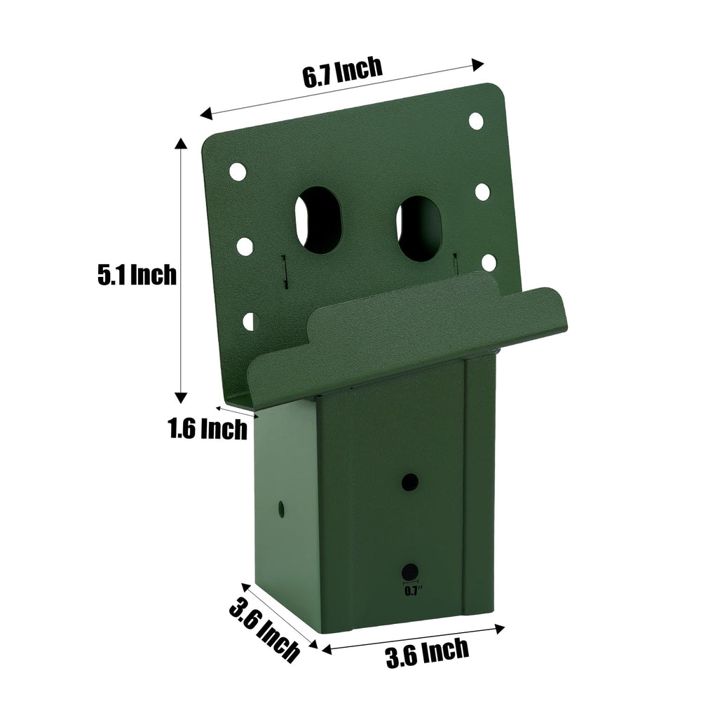 XIHUWZ deer stand brackets 4x4 angle design supports load-bearing and sway prevention.