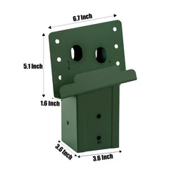 XIHUWZ deer stand brackets 4x4 angle design supports load-bearing and sway prevention.