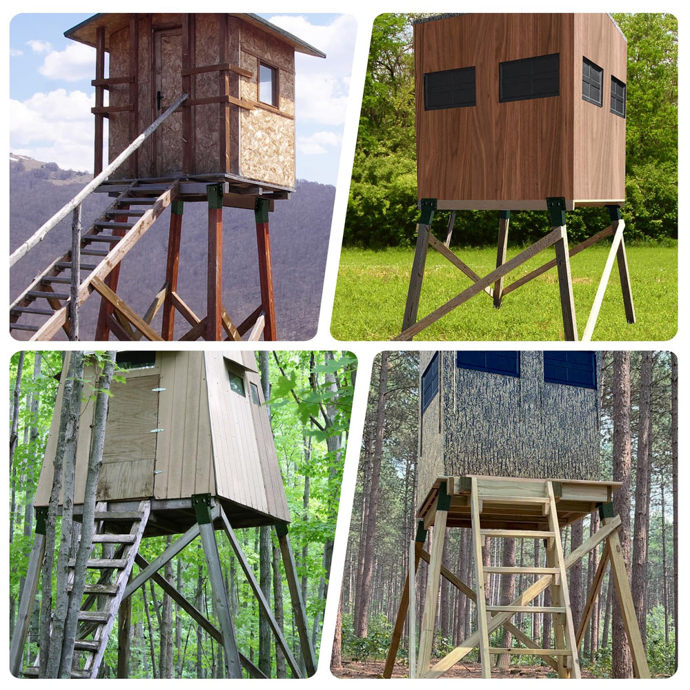 XIHUWZ deer stand brackets support up to 1200 lbs for sturdy outdoor builds.