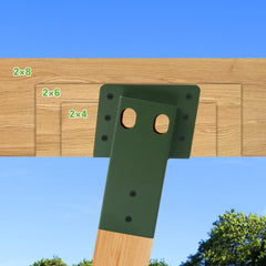 XIHUWZ deer stand brackets machine-welded joints ensure durability for outdoor use.