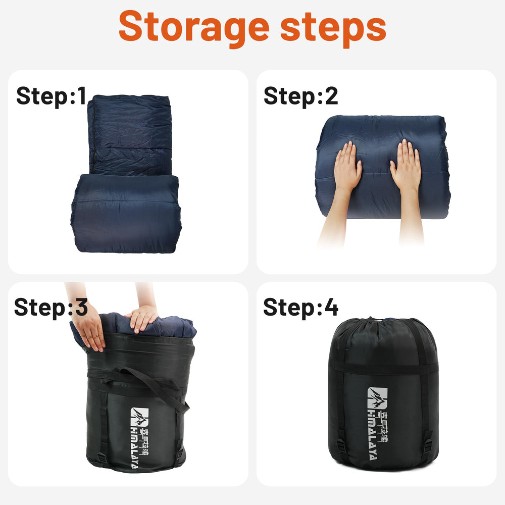 Ximalaya sleeping bag compact fold with Oxford storage bag for travel