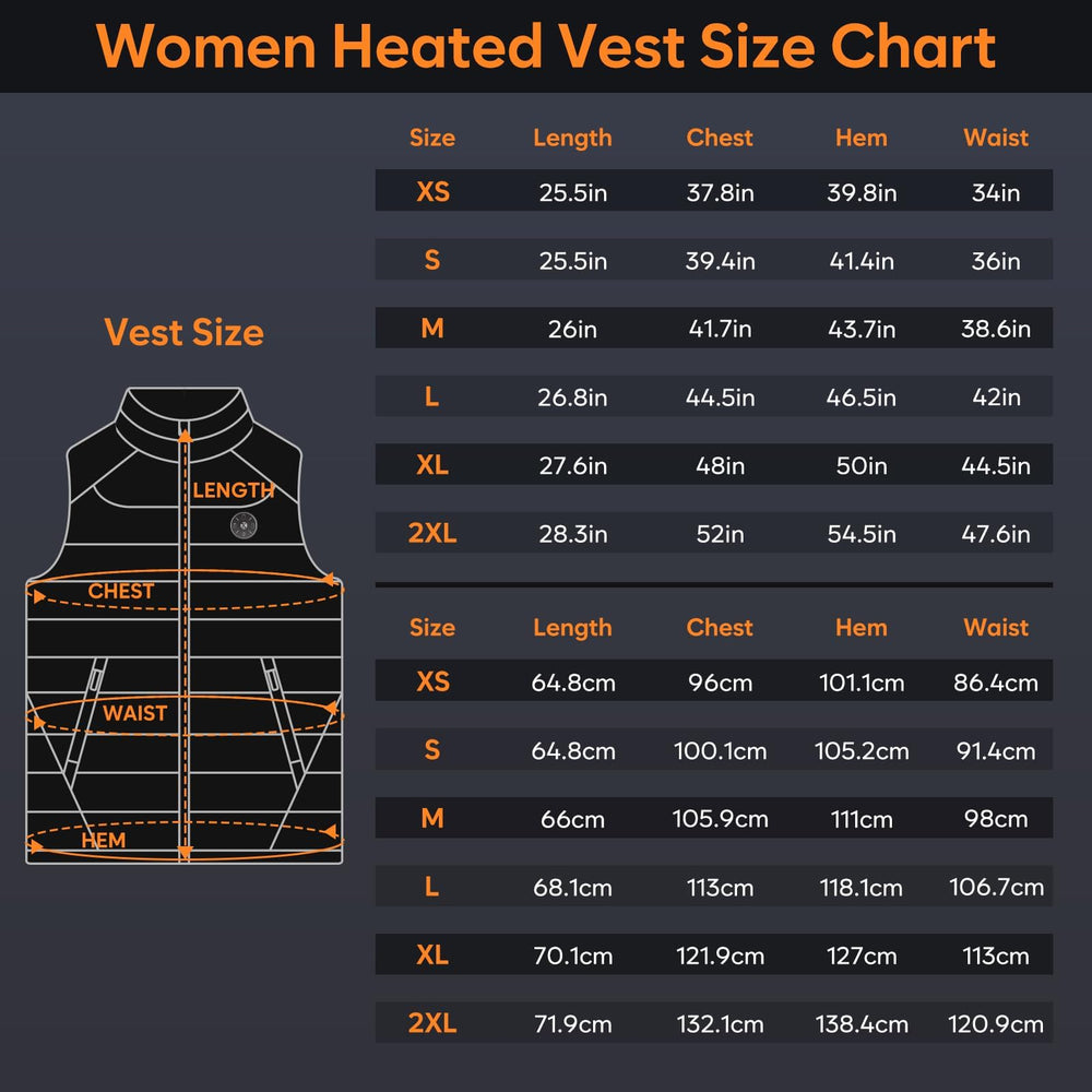 XINSONYUELL heated vest rapid warm-up within seconds
